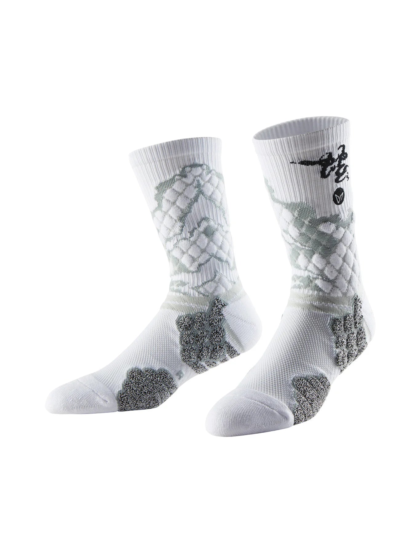 Professional Sports Socks with Ankle Cushioning Anti-Slip Breathable and Shock-Absorbing for Running Gym
