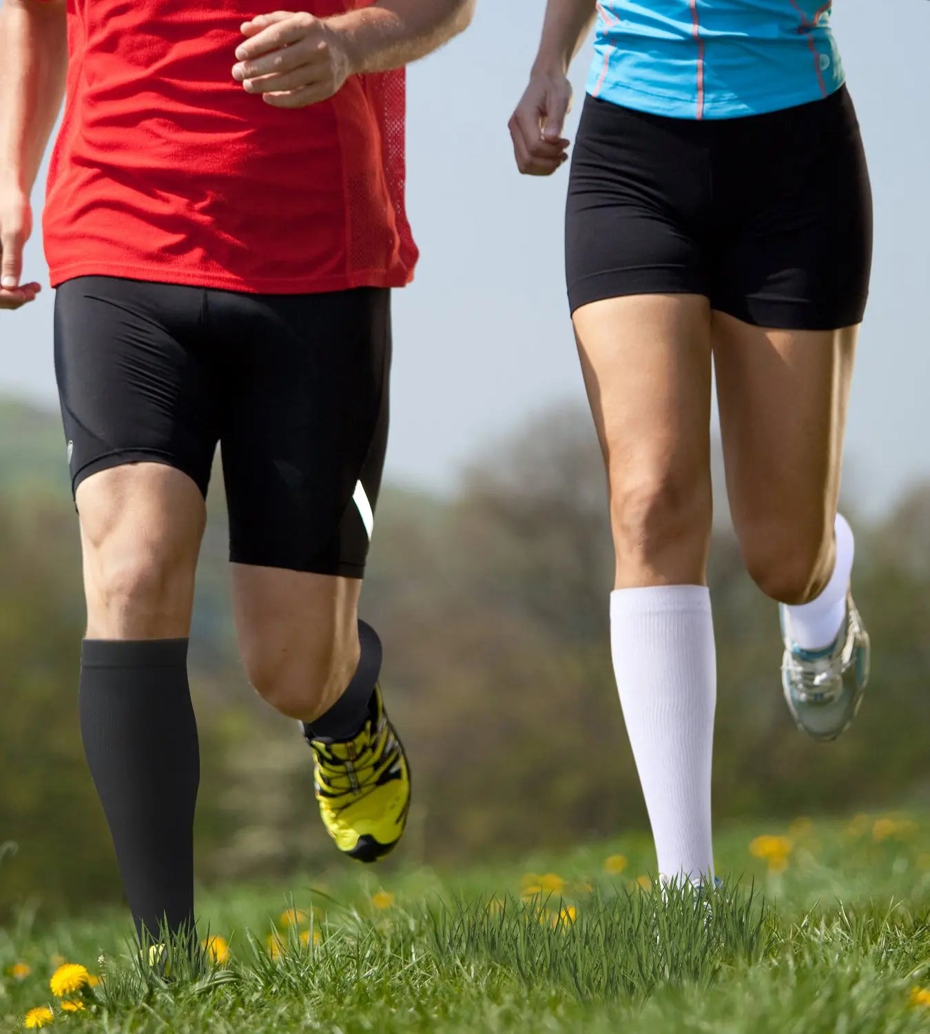 Running Compression Socks Stockings 20-30 mmhg Men Women Sports Socks for Nursing Rugby Marathon Cycling Football Varicose Veins