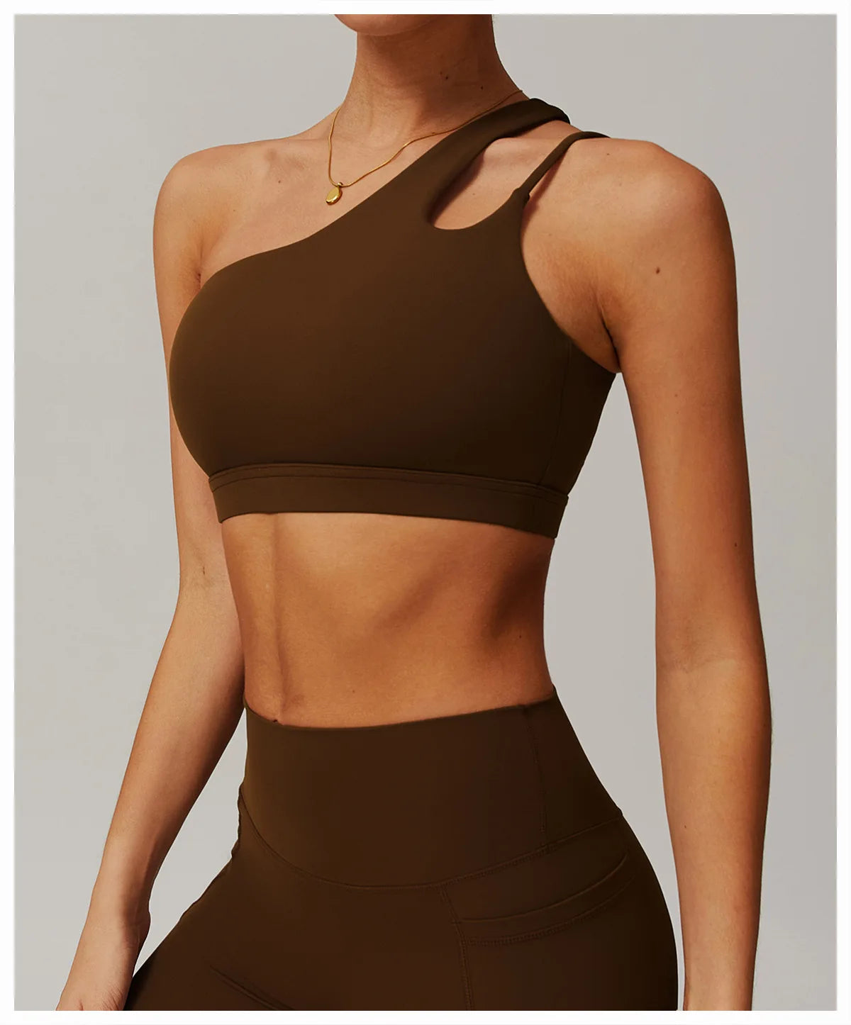 Women Shockproof Sport Bra Women's Beautiful Back Gym Sports Underwear Women Oblique Shoulder Straps Running Fitness Yoga Bra 