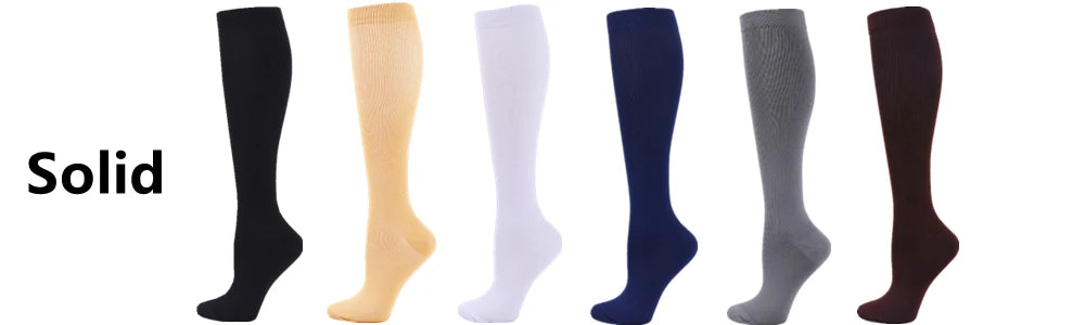 Running Compression Socks Stockings 20-30 mmhg Men Women Sports Socks for Nursing Rugby Marathon Cycling Football Varicose Veins