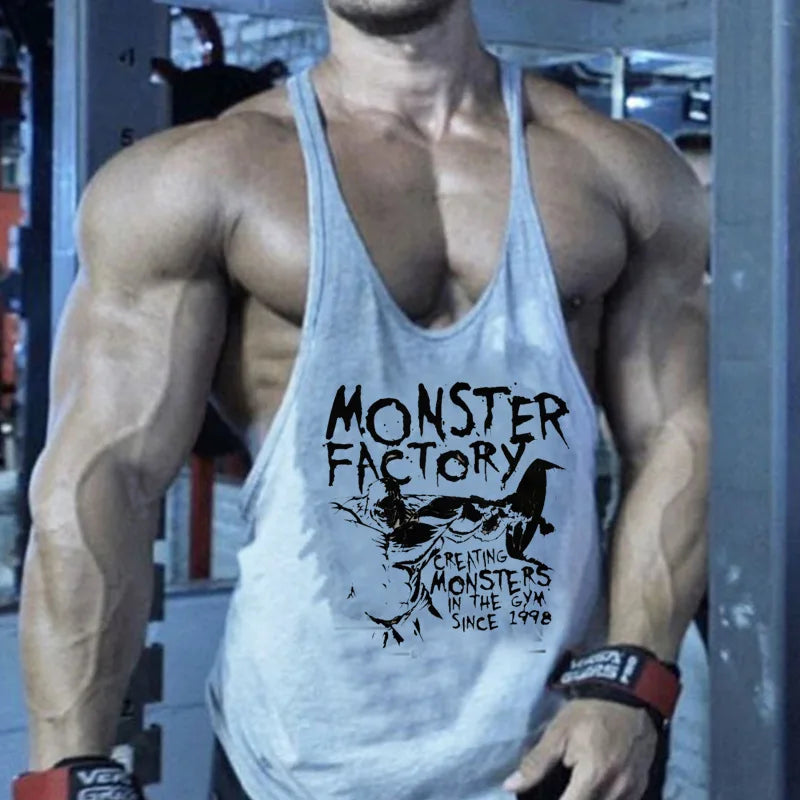 Gym T-shirts Suspenders Man Stringer Fitness Shirt Bodybuilding Shirt Men Top for Fitness Vests Men's Vest Sleeveless Sweatshirt