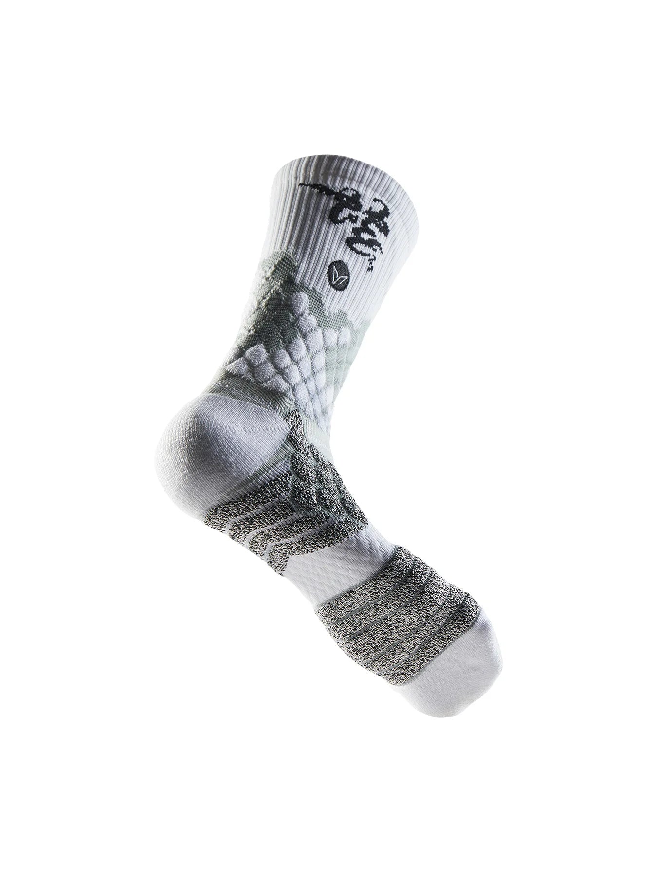 Professional Sports Socks with Ankle Cushioning Anti-Slip Breathable and Shock-Absorbing for Running Gym