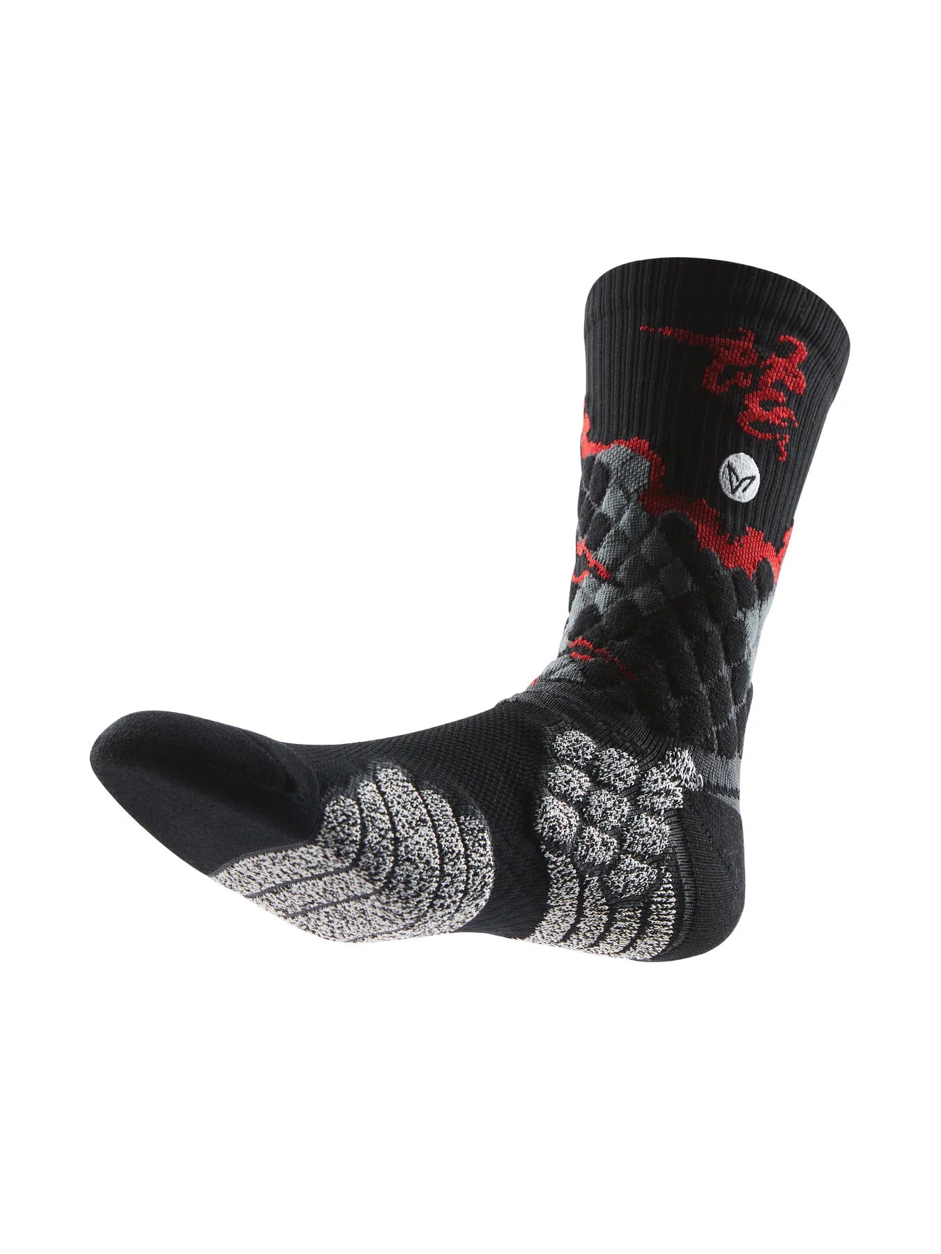 Professional Sports Socks with Ankle Cushioning Anti-Slip Breathable and Shock-Absorbing for Running Gym