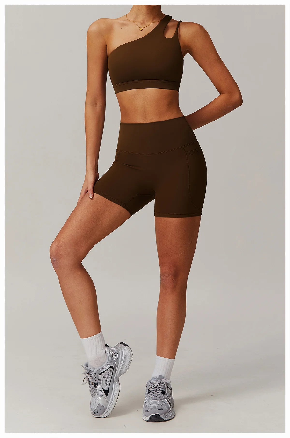 Women Shockproof Sport Bra Women's Beautiful Back Gym Sports Underwear Women Oblique Shoulder Straps Running Fitness Yoga Bra 