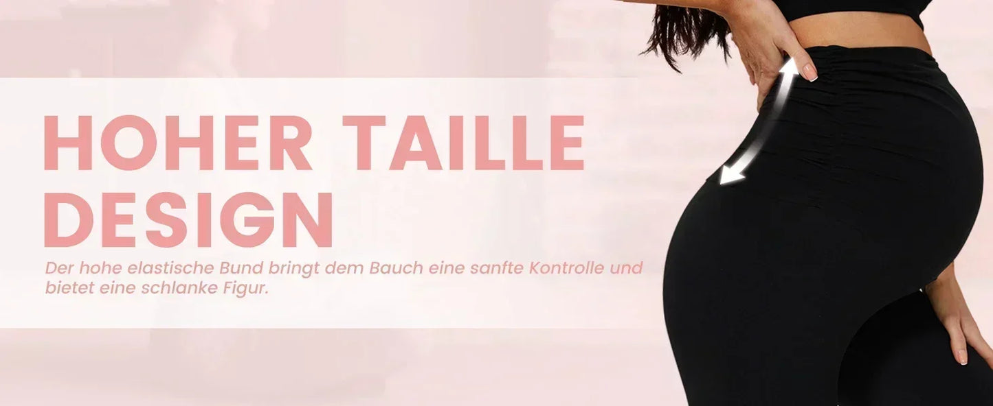 Pregnant Women Seamless Leggings Yoga Spring and Autumn New High Waist Support Elastic Pure Cotton Thin Outer Wear Versatile