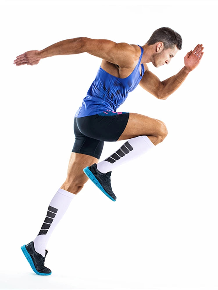 Running Compression Socks Stockings 20-30 mmhg Men Women Sports Socks for Nursing Rugby Marathon Cycling Football Varicose Veins