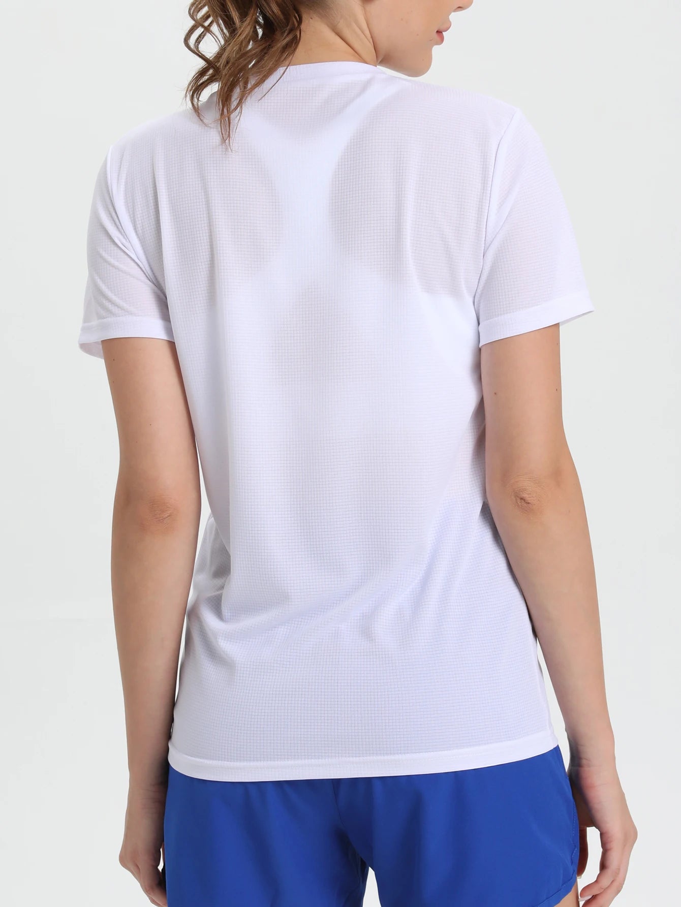 Women's Solid Color Ultralight Quick Dry Sport T-Shirt,Breathable Lightweight ,Running Gym Compression Shirt