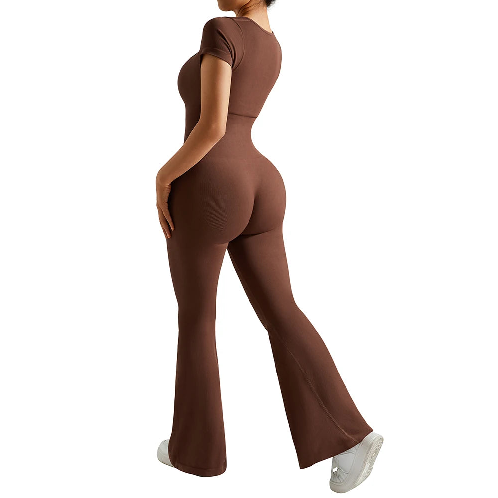 Gym Fitness Overalls Woman Sportswear Push Up Sporty 2024 Sport Sets Women Outfit Yoga Clothes Black Rompers Jumpsuits Women