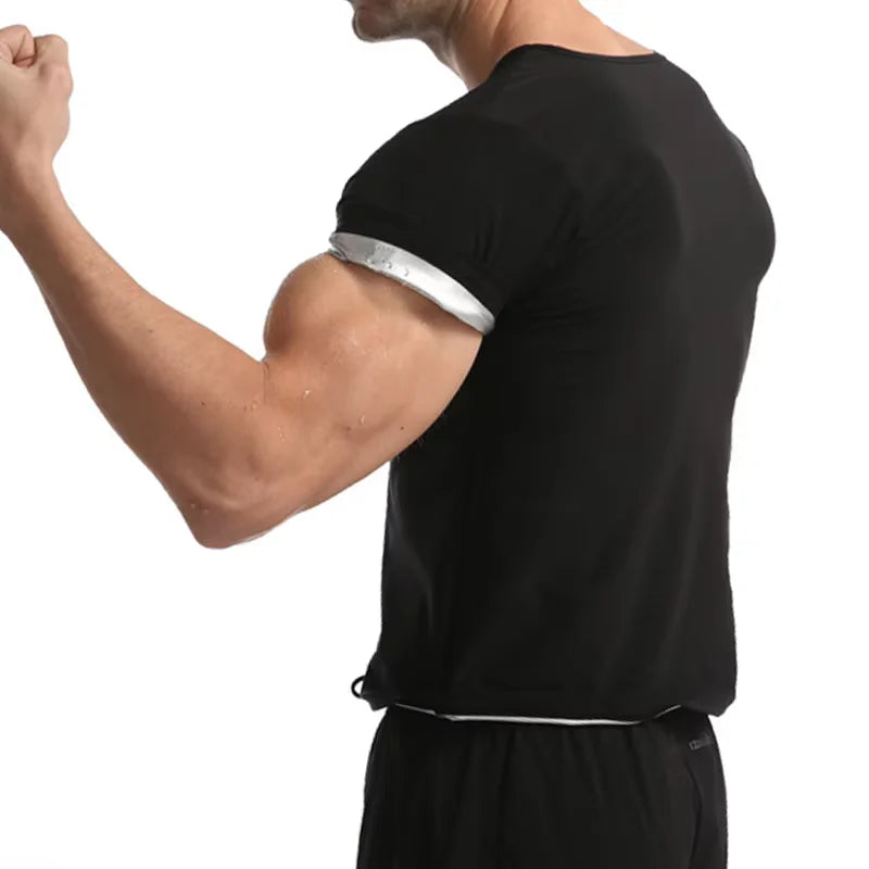 Men's Sweatshirt Gym Workout Shapewear Tummy Slimming Fitness Sauna Compression Tops Fat Burning Shapers Workout Waist Trainer