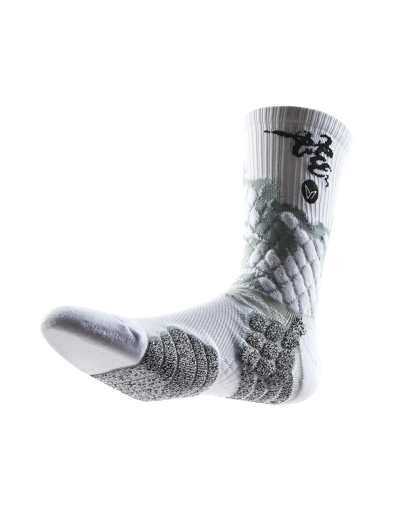 Professional Sports Socks with Ankle Cushioning Anti-Slip Breathable and Shock-Absorbing for Running Gym