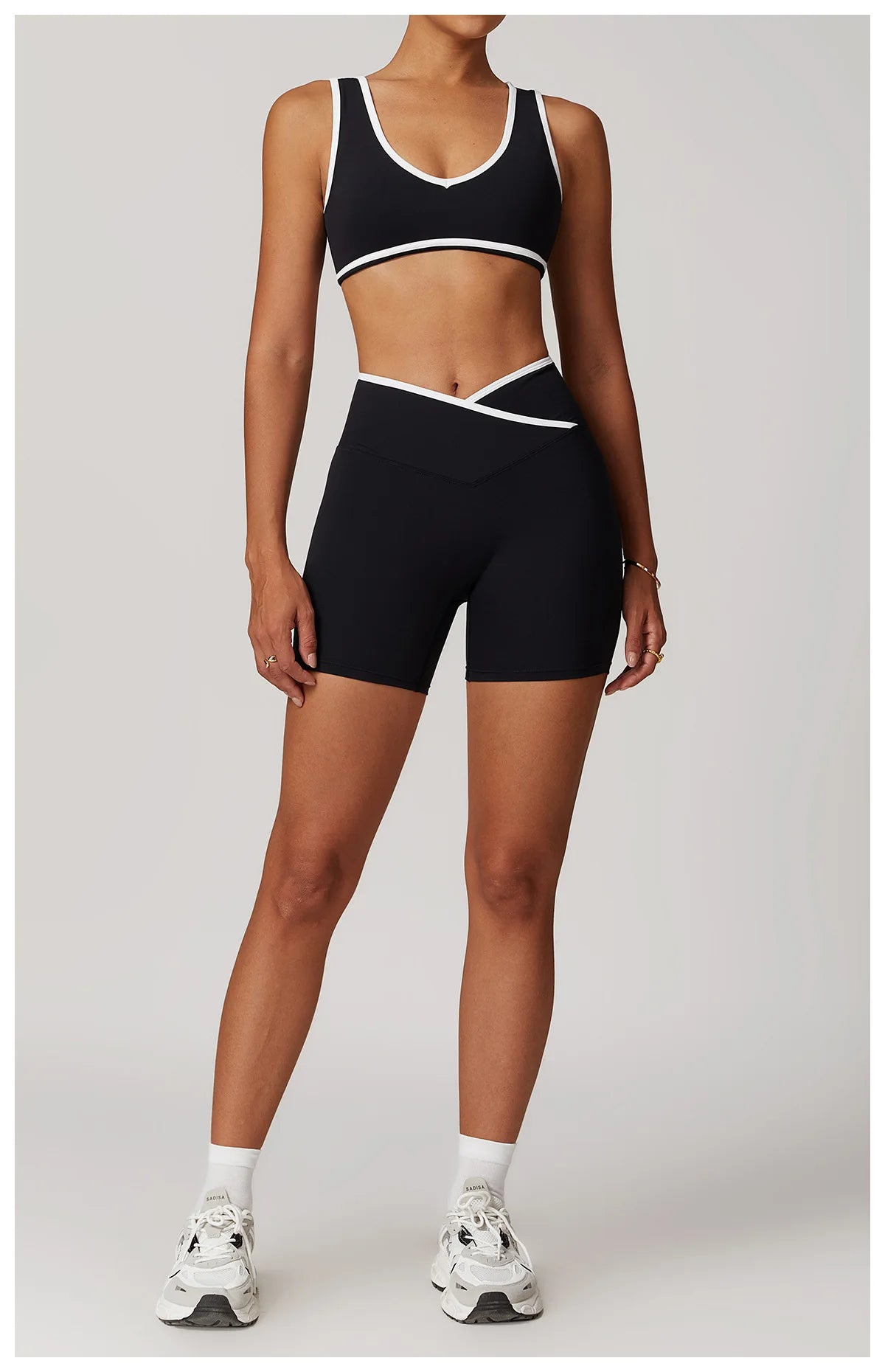 Yoga Set 2 Pieces Workout Outfits Fitness Sportswear Gym Tracksuit High Waist Leggings Sports Bra Athletic Wear Women Clothes