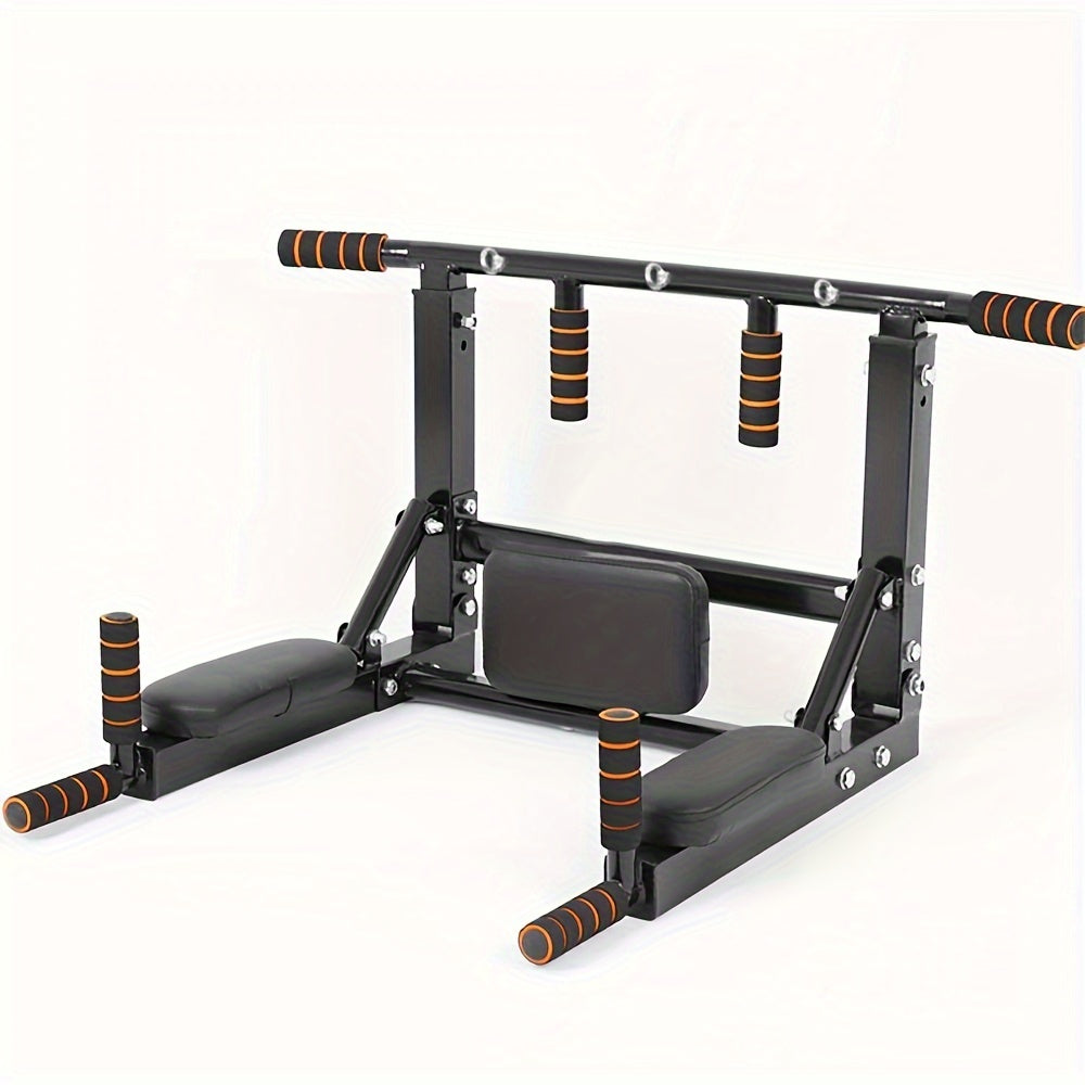 1pc Premium Wall Mounted Pull-Up Bar - Essential for Core Strength Training, Muscle Building, and Fitness - Home Gym Equipment for Upper Body Workout