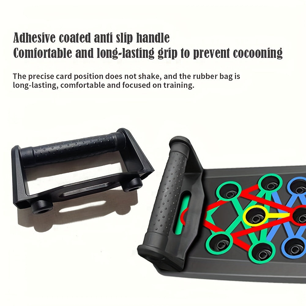 [Enhanced Chest Push-Up Training Board] Multifunctional Home Gym Equipment - Ergonomic Push-Up Training Board for Enhanced Chest and Shoulder Strength, Ideal for Fitness Enthusiasts, Non-Electric PP Material, Suitable for All