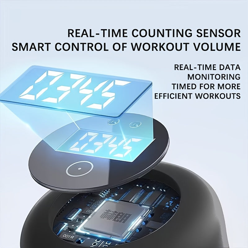 6-in-1 Multifunctional Fitness Board with Automatic Rebound Wheel & Elbow Support – Home Gym Equipment for Leg Slimming, Yoga, and Weight Loss – White PVC Material
