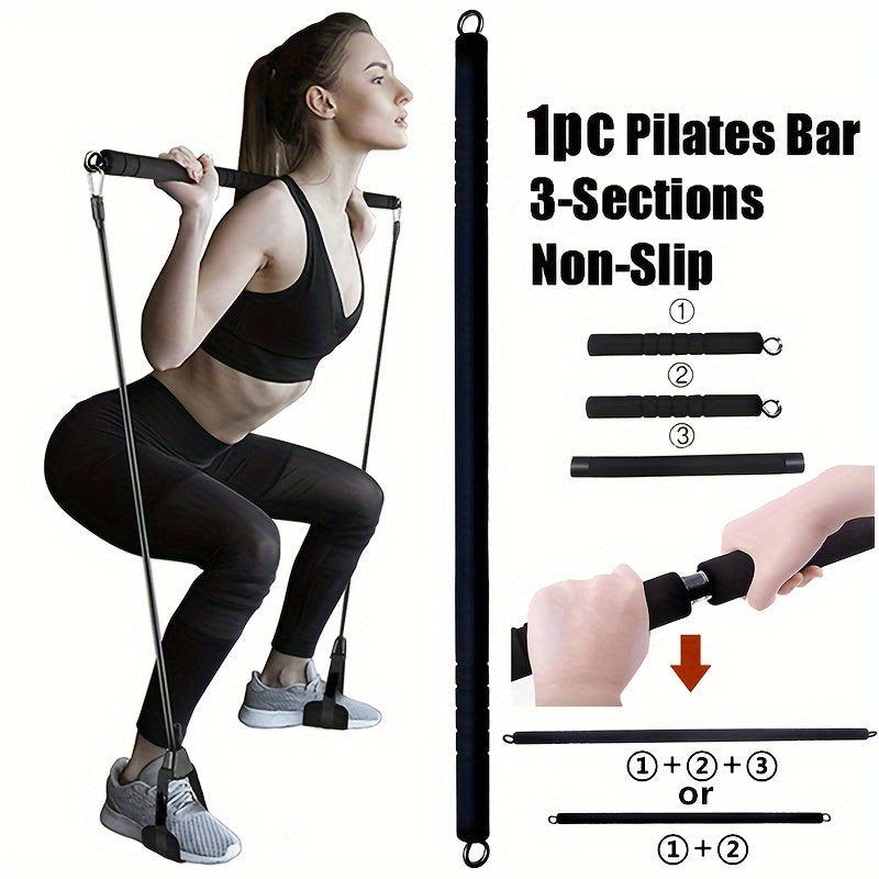 300lbs Workout Bar Fitness Resistance Bands Set Pilates Yoga Pull Rope Exercise Training Expander Gym Equipment for Home Bodybuilding