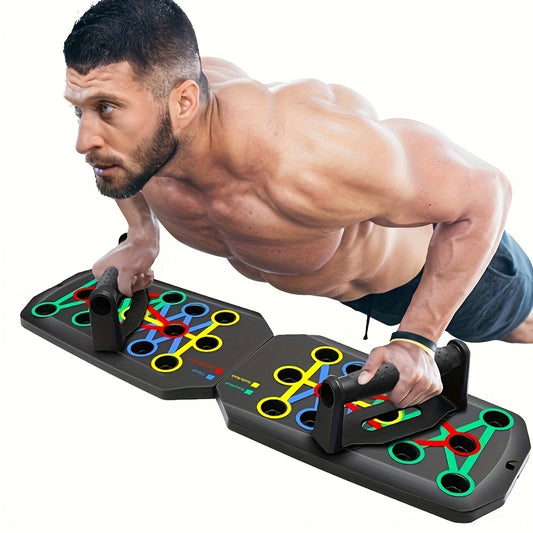 [Enhanced Chest Push-Up Training Board] Multifunctional Home Gym Equipment - Ergonomic Push-Up Training Board for Enhanced Chest and Shoulder Strength, Ideal for Fitness Enthusiasts, Non-Electric PP Material, Suitable for All