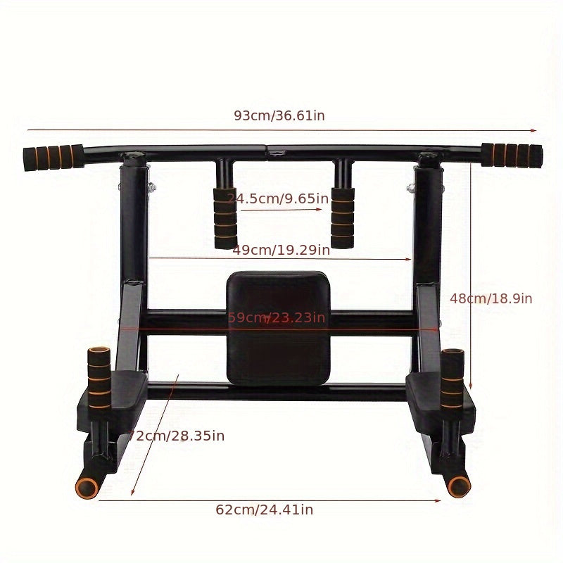 1pc Premium Wall Mounted Pull-Up Bar - Essential for Core Strength Training, Muscle Building, and Fitness - Home Gym Equipment for Upper Body Workout