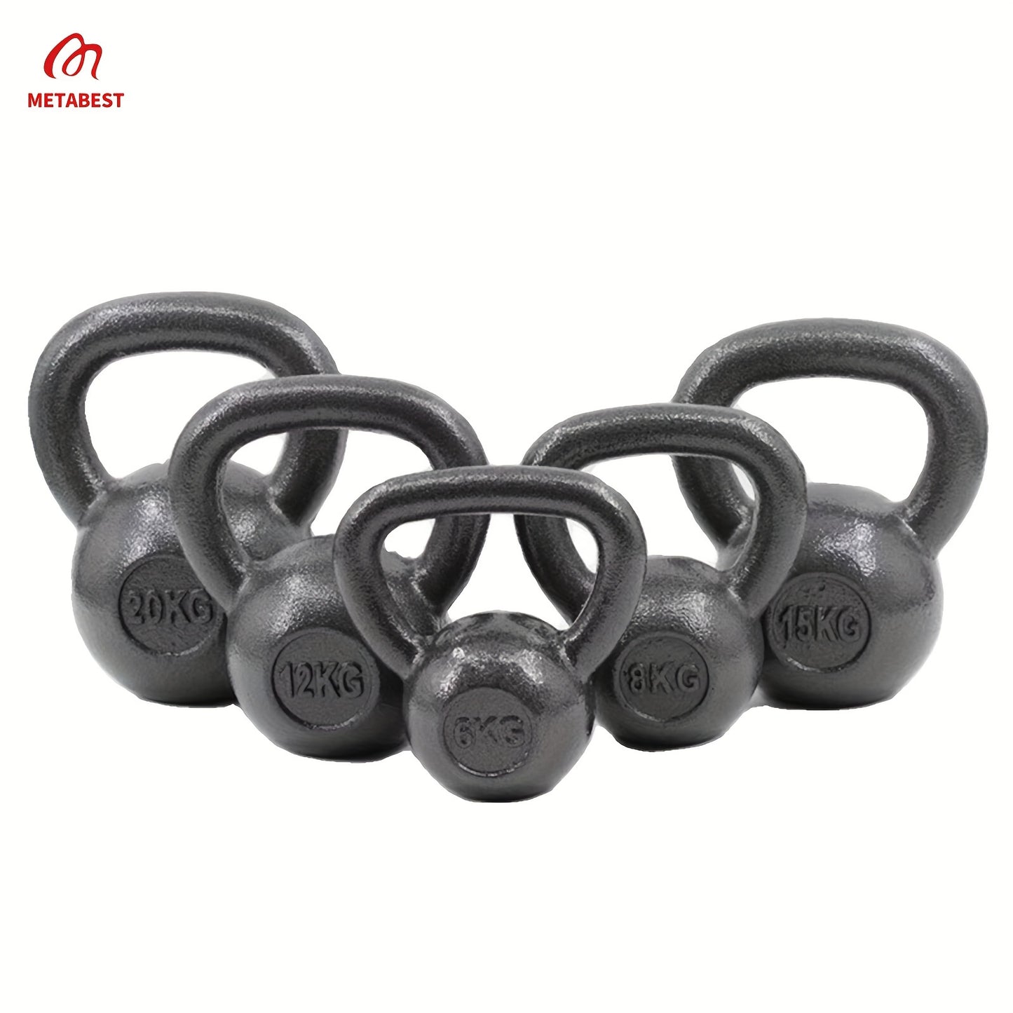 METABEST Basics Cast Iron Kettlebell 13.23/17.64/26.46LB. Hand weights Workout Gym Equipment & Strength training sets for Women & Men | Weights set for Home Gym. wholesale