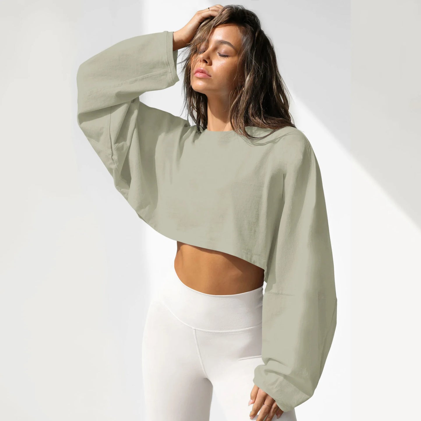 2025 Women Sports T-Shirts Gym Clothing Yoga Crop Top Long Sleeve Sportswear Workout casual Clothing Fitness Smock All Seasons