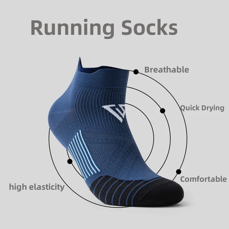 Running Socks Summer Fitness Sports Quick Drying Sweat Breathable Professional Marathon Running Socks Anti-friction Soft Socks