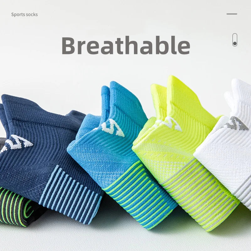 Running Socks Summer Fitness Sports Quick Drying Sweat Breathable Professional Marathon Running Socks Anti-friction Soft Socks