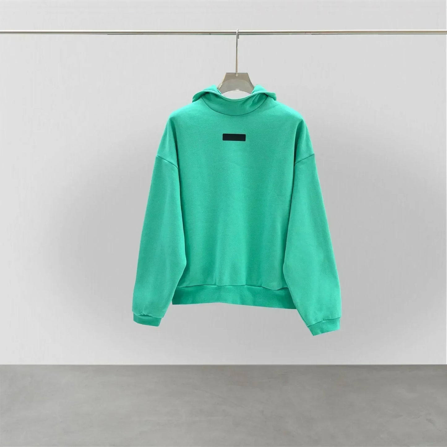 24ss Luxury Design Men's Round Neck Sweaters Couple High Street Solid Color Thickened Warm High Street Round Neck Pullover