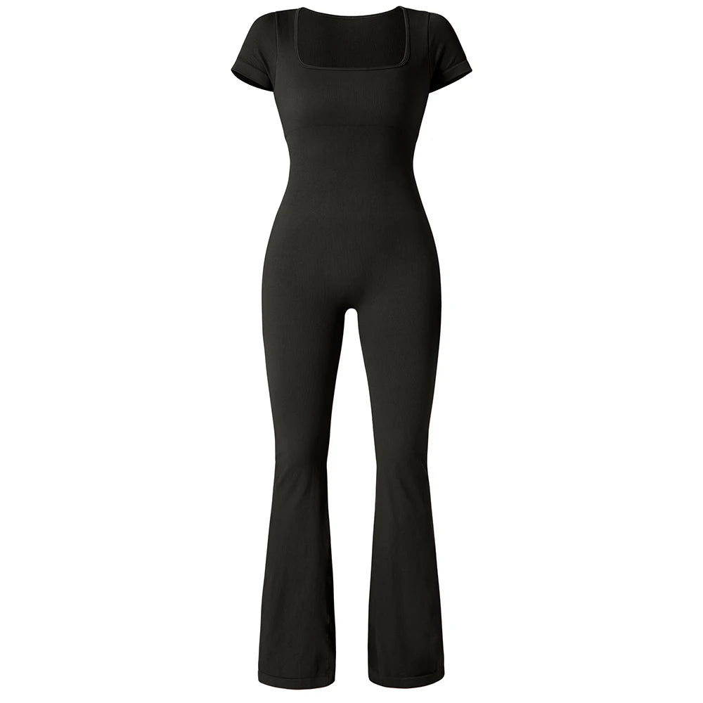 Gym Fitness Overalls Woman Sportswear Push Up Sporty  2024 Sport Sets Women Outfit Yoga Clothes Black Rompers Jumpsuits Women