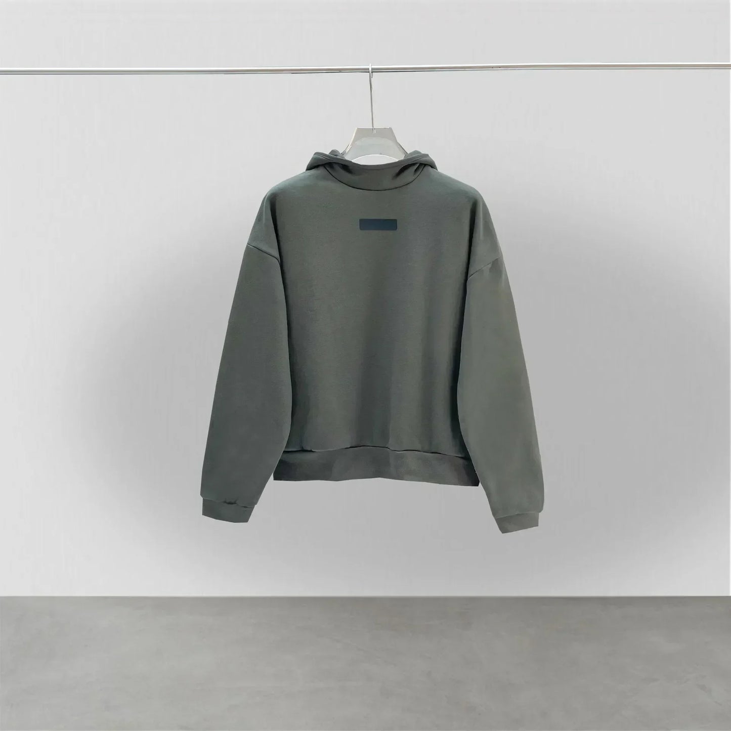 24ss Luxury Design Men's Round Neck Sweaters Couple High Street Solid Color Thickened Warm High Street Round Neck Pullover