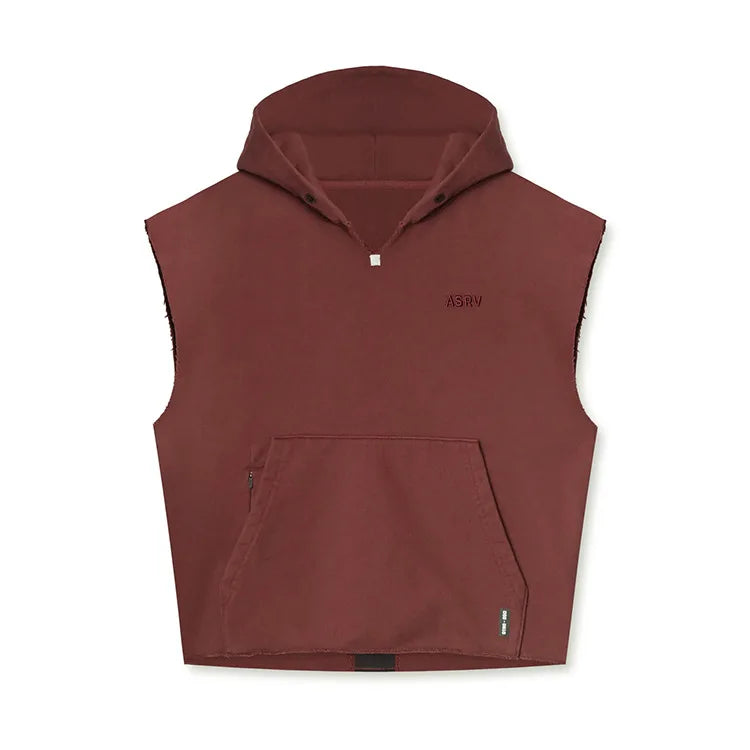 Gyms Mens Multi-pocket Bodybuilding Cotton Sleeveless Hooded Casual Biker Vest Sweatshirt Fitness Workout Sportswear Tops Male