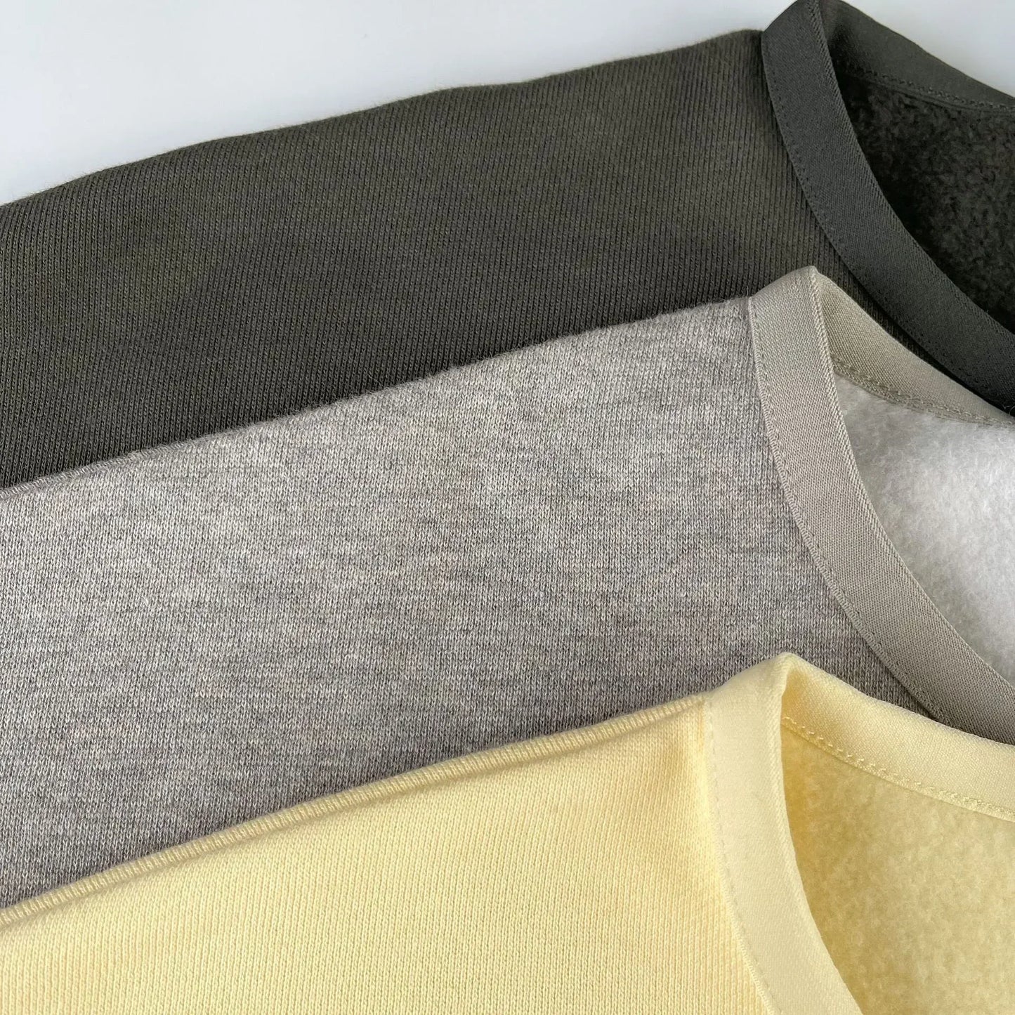 24ss Luxury Design Men's Round Neck Sweaters Couple High Street Solid Color Thickened Warm High Street Round Neck Pullover