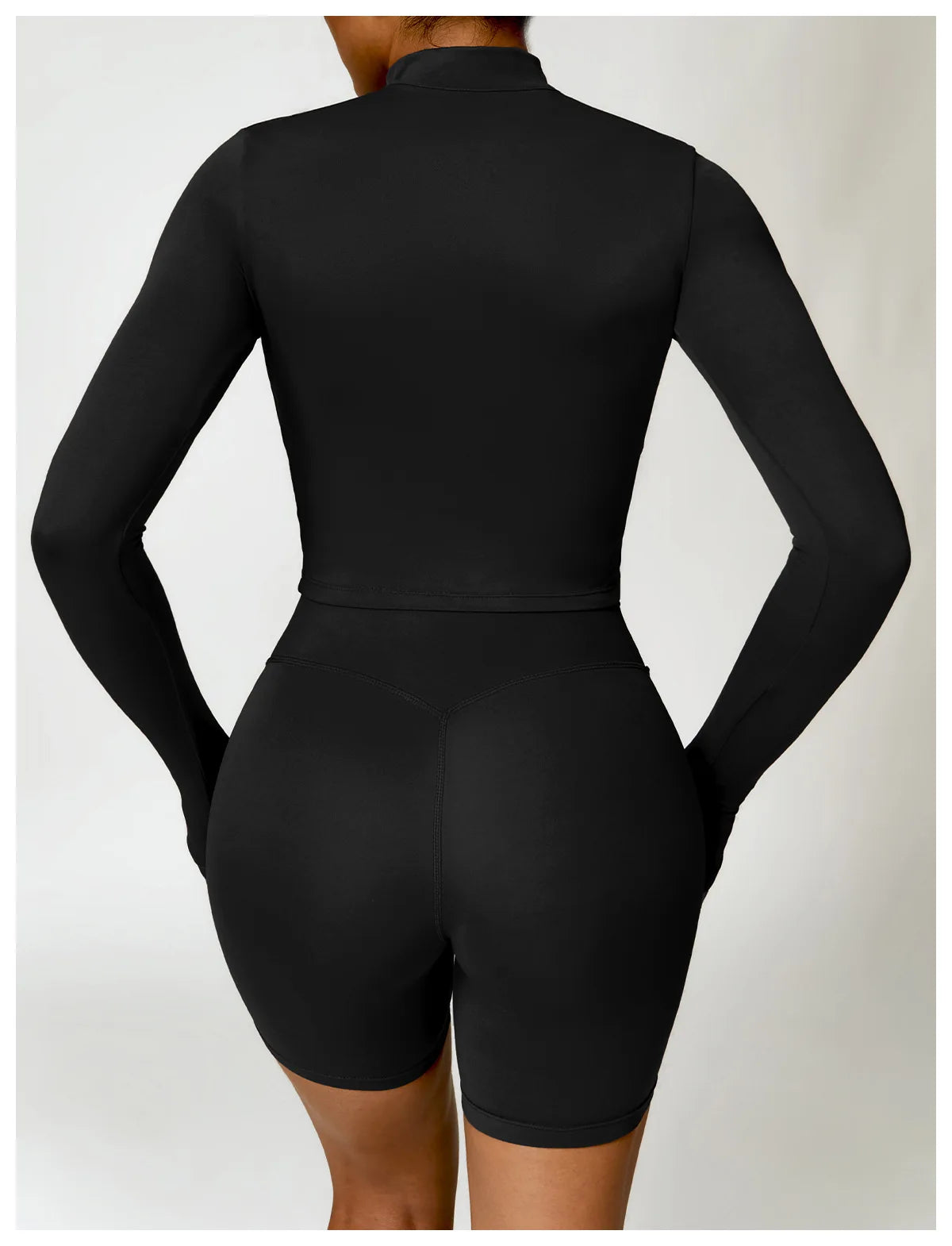 Women's Gym Exercise Shirt Yoga Long Sleeve Sportswear Top Zipper Jacket Gym Push Up Workout Tops Running Cycling Sportswear