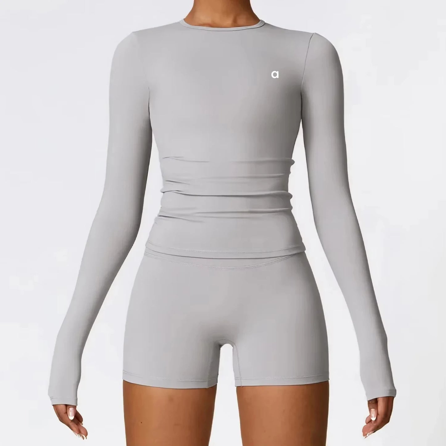 Women's fitness clothing tops, outdoor workout yoga clothing, running workout T-shirts