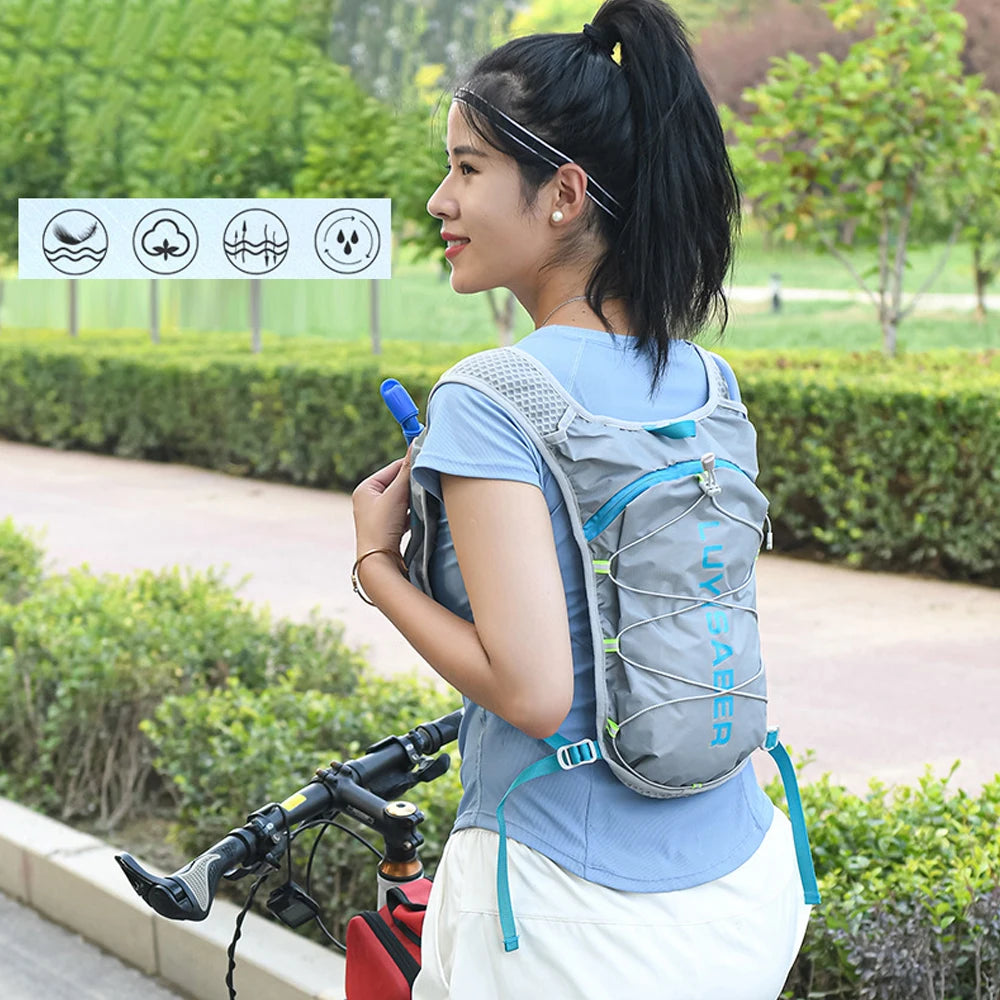 1Pcs Running Vest for Men Women, Water Vest for Running, Hydration Backpack Vest for Hiking Marathon Race