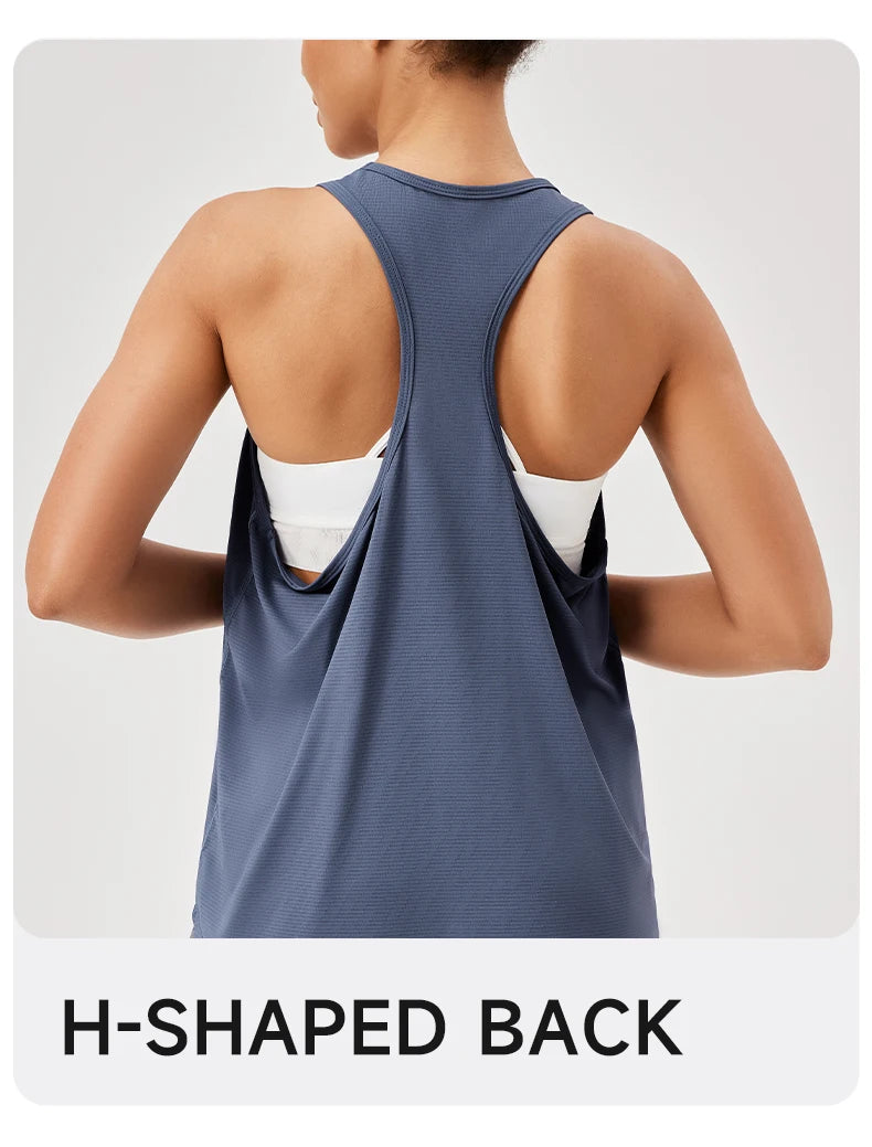 Women Gym Yoga Vest Athletic Fitness Sports Tank Tops Quick Dry Running Blouse Workout Tops Sleeveless Back Yoga Shirts Gym Top