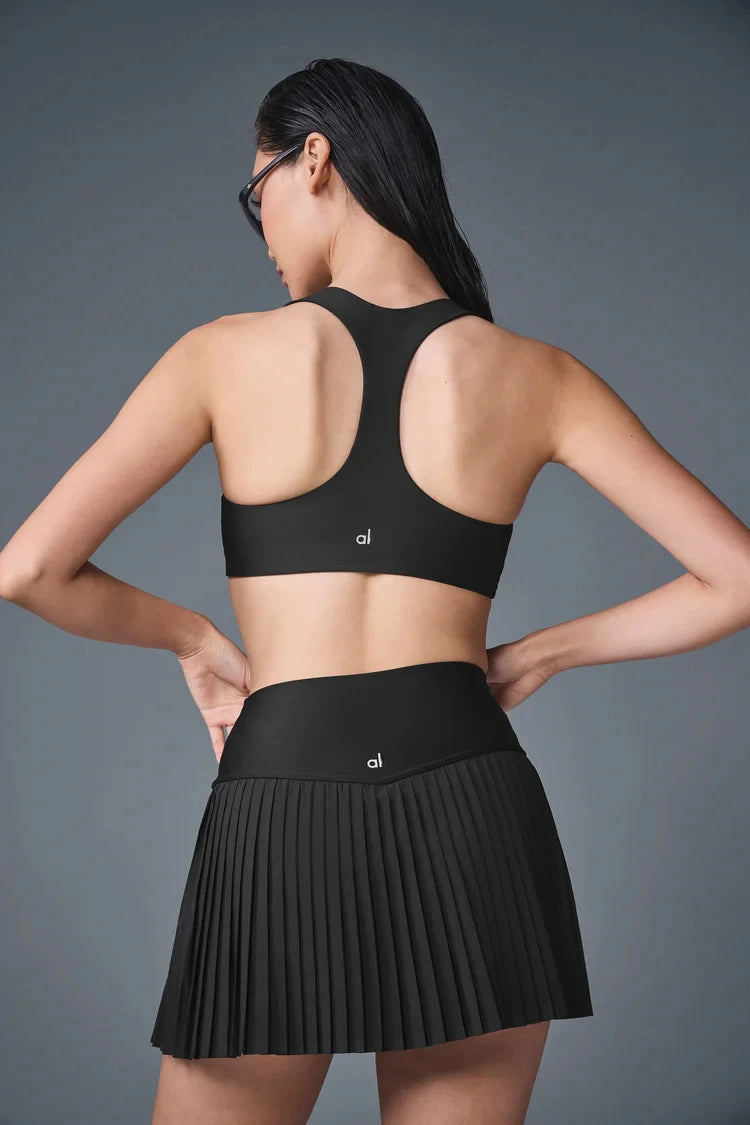 AL Tennis Skirt women Gym Tennis Dresses Breathable Quick Drying Pleated Skirt Slim Fit Elastic V-shaped Sports Tennis Skirts