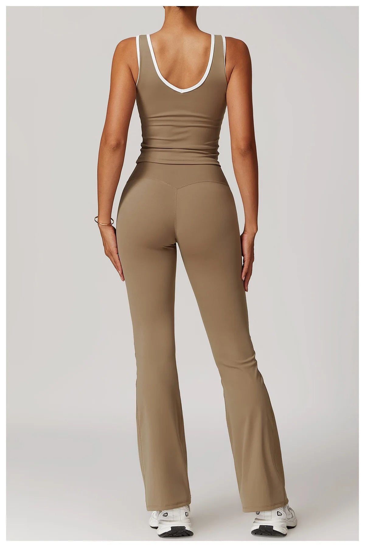 Yoga Set 2 Pieces Workout Outfits Fitness Sportswear Gym Tracksuit High Waist Leggings Sports Bra Athletic Wear Women Clothes