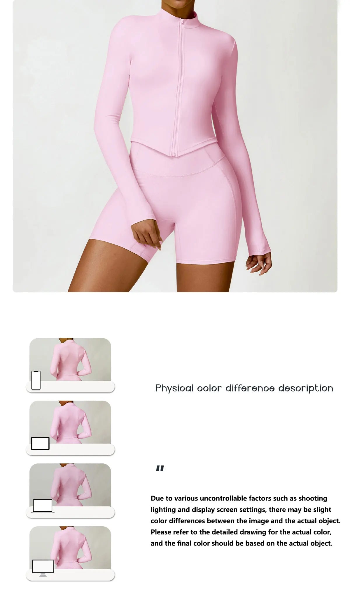 Women's Gym Exercise Shirt Yoga Long Sleeve Sportswear Top Zipper Jacket Gym Push Up Workout Tops Running Cycling Sportswear