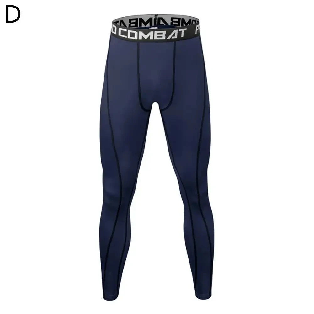 Men's Running Leggings Sportswear Quick Dry Gym Fitness Tights Workout Training Jogging Sports Trousers Compression Sport Pants
