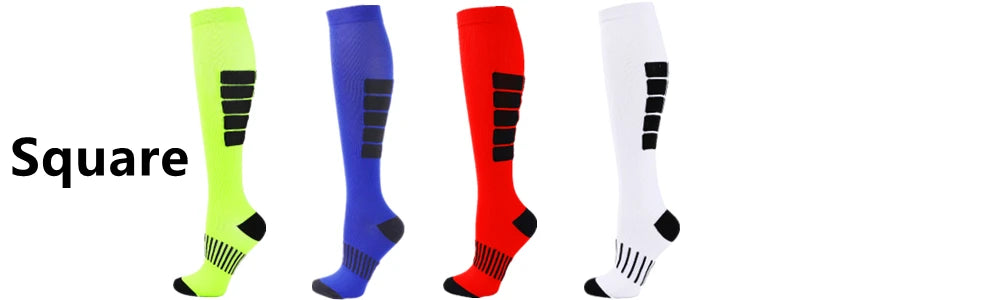 Running Compression Socks Stockings 20-30 mmhg Men Women Sports Socks for Nursing Rugby Marathon Cycling Football Varicose Veins
