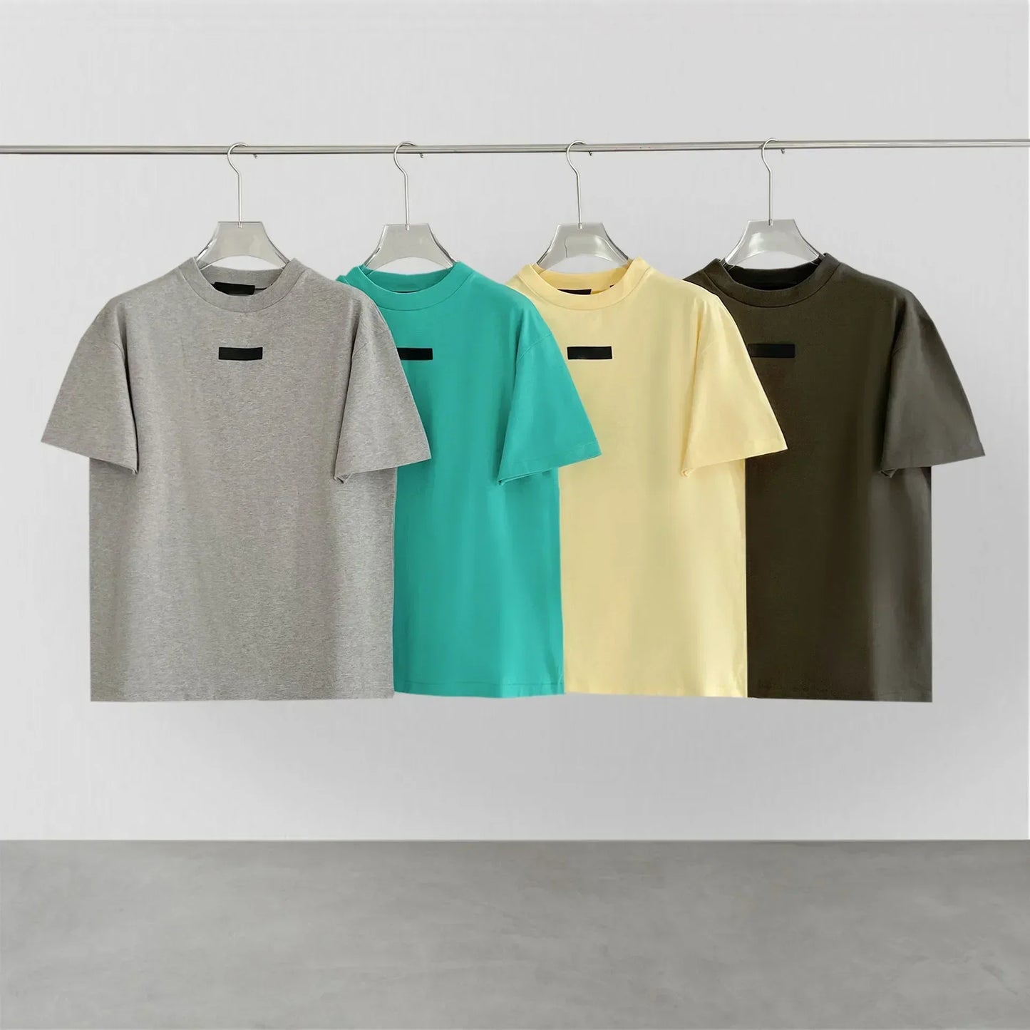 24ss Luxury Design Men's Round Neck Sweaters Couple High Street Solid Color Thickened Warm High Street Round Neck Pullover