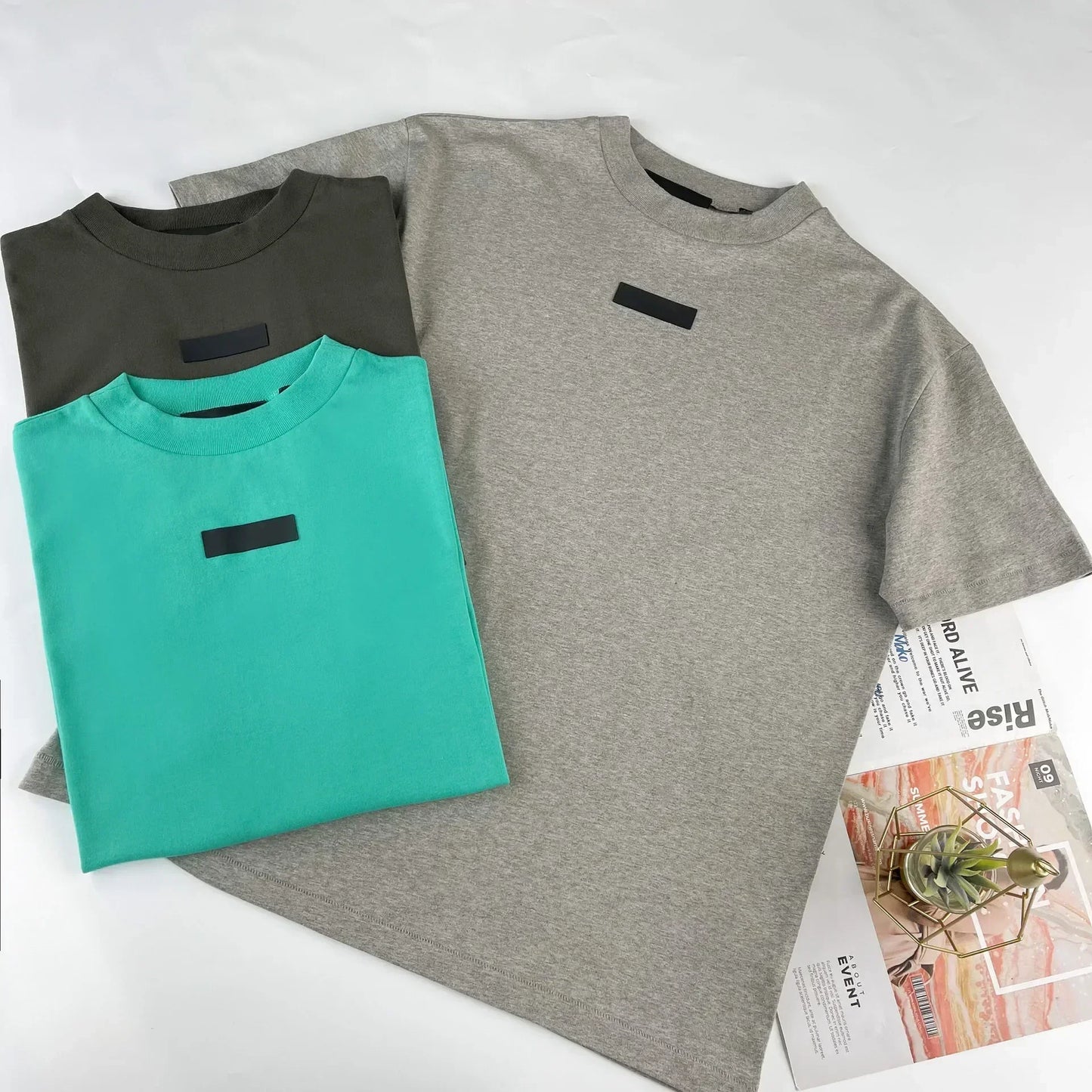 24ss Luxury Design Men's Round Neck Sweaters Couple High Street Solid Color Thickened Warm High Street Round Neck Pullover