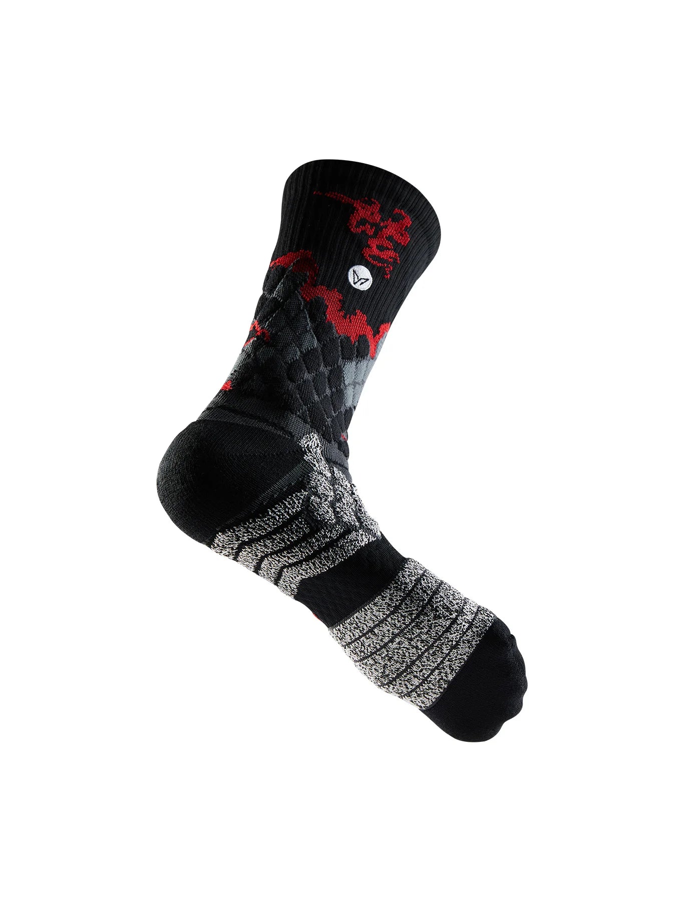 Professional Sports Socks with Ankle Cushioning Anti-Slip Breathable and Shock-Absorbing for Running Gym