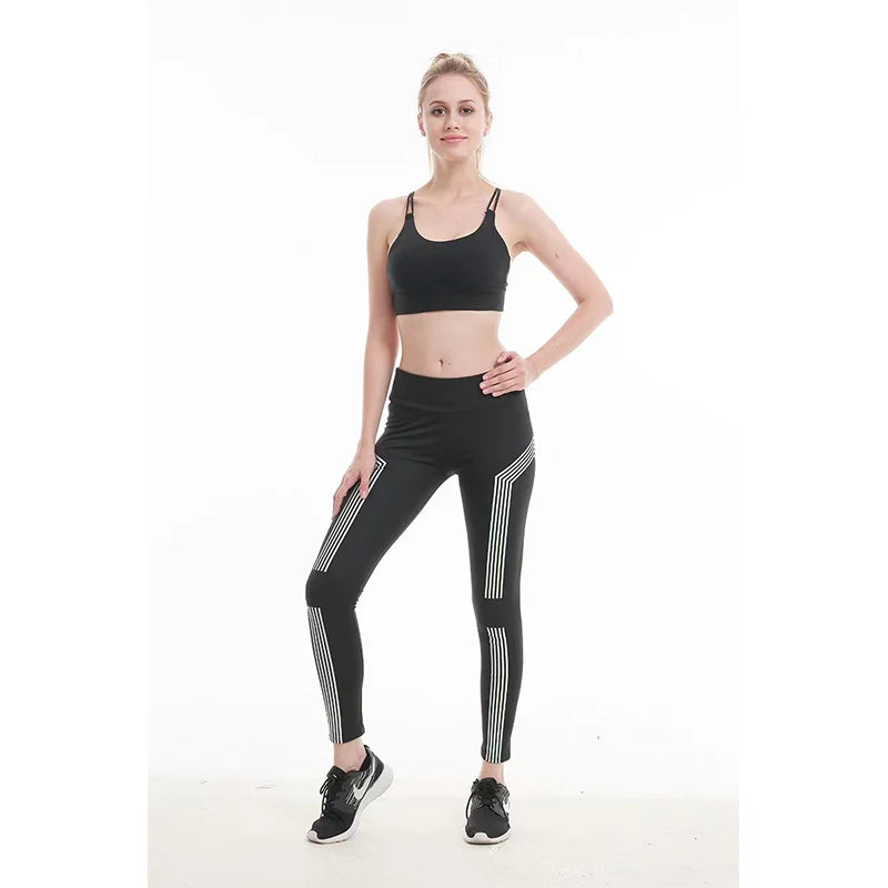 2024 Hot Sale Fitness Lenggings Female Full Length Leggings Running Pants Comfortable And Formfitting Yoga Pants
