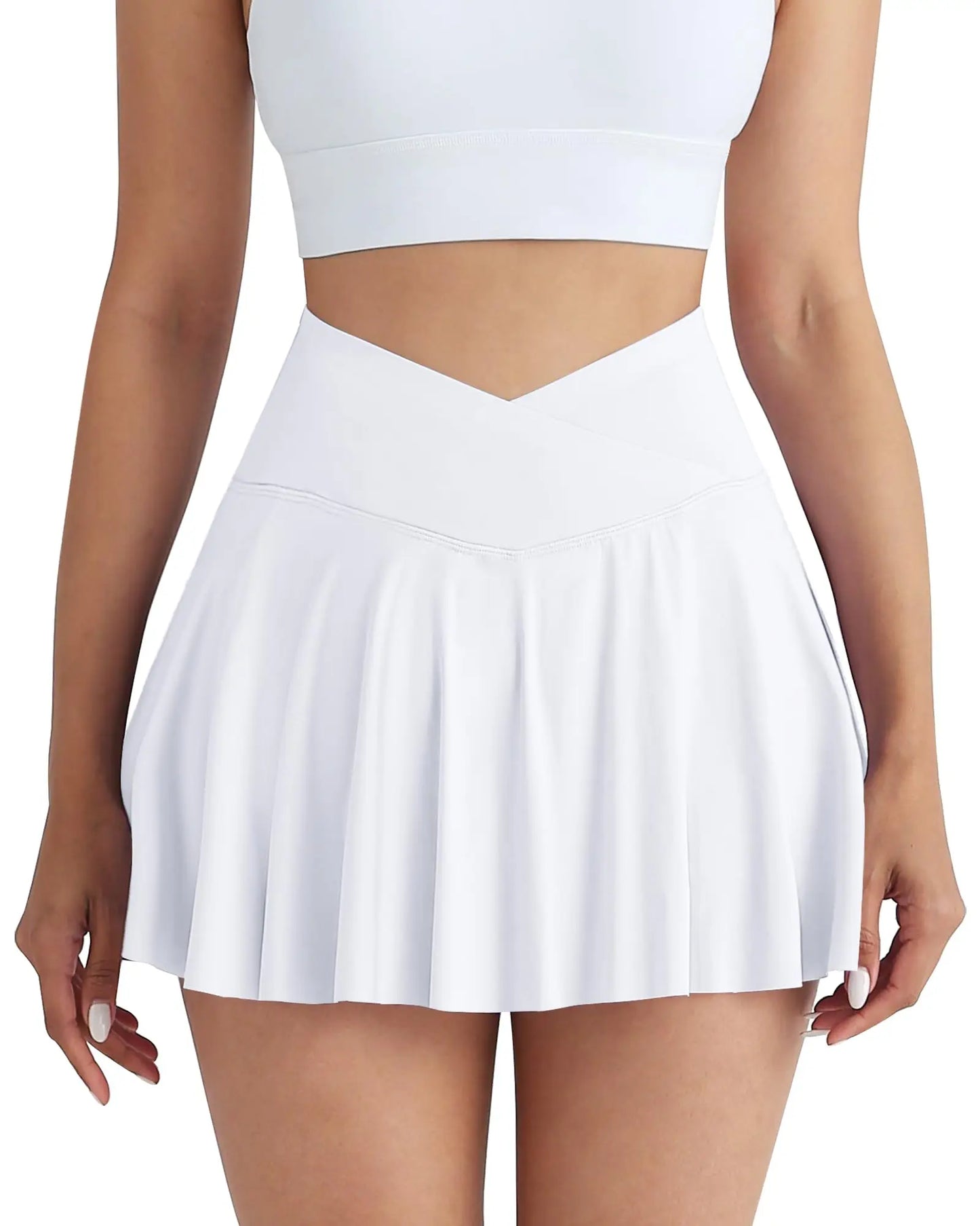 Gym Sports Skirt Woman Fitness Pockets Running Outdoors Tennis Skirt Shorts Quick drying Stretch Summer Shorts