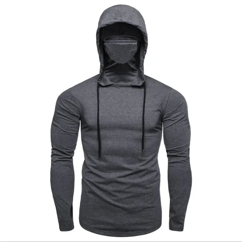 New Fitness Clothes Men's Peripheral Sweaters Hooded Long-sleeved T-shirts Make Men's Trendy Fashion Sweaters