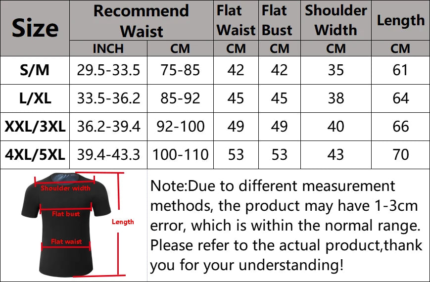 Men's Sweatshirt Gym Workout Shapewear Tummy Slimming Fitness Sauna Compression Tops Fat Burning Shapers Workout Waist Trainer