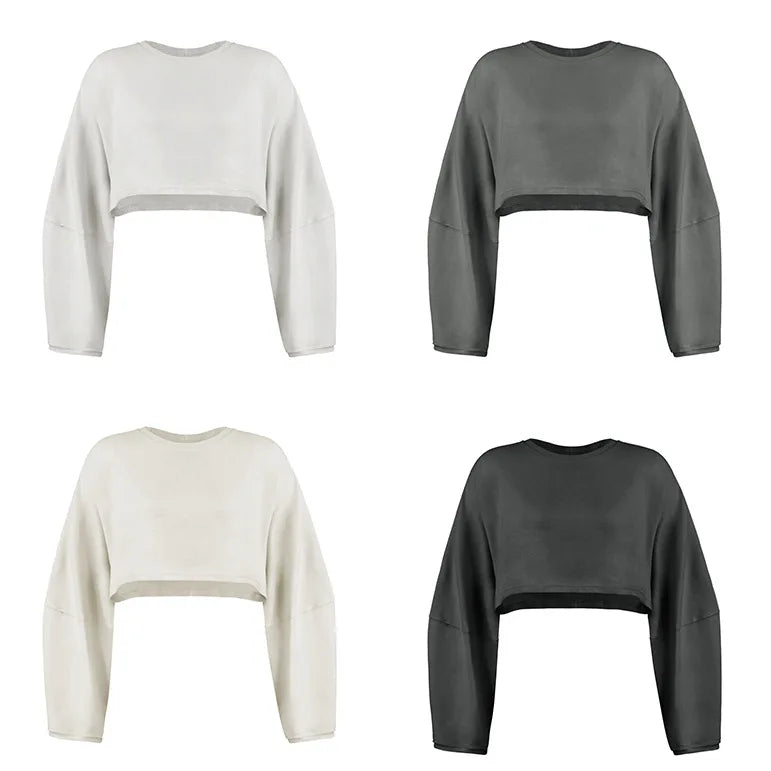 2025 Women Sports T-Shirts Gym Clothing Yoga Crop Top Long Sleeve Sportswear Workout casual Clothing Fitness Smock All Seasons