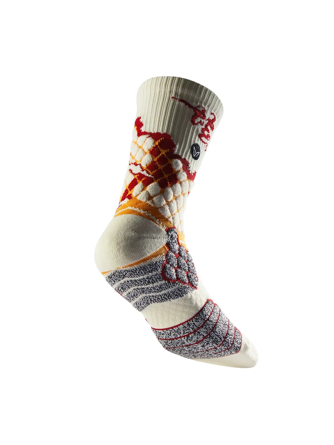 Professional Sports Socks with Ankle Cushioning Anti-Slip Breathable and Shock-Absorbing for Running Gym