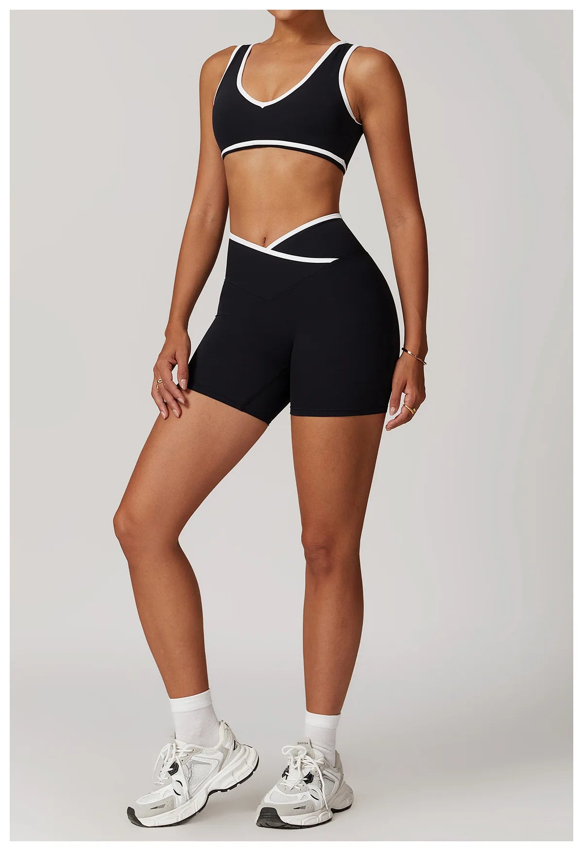 Yoga Set 2 Pieces Workout Outfits Fitness Sportswear Gym Tracksuit High Waist Leggings Sports Bra Athletic Wear Women Clothes