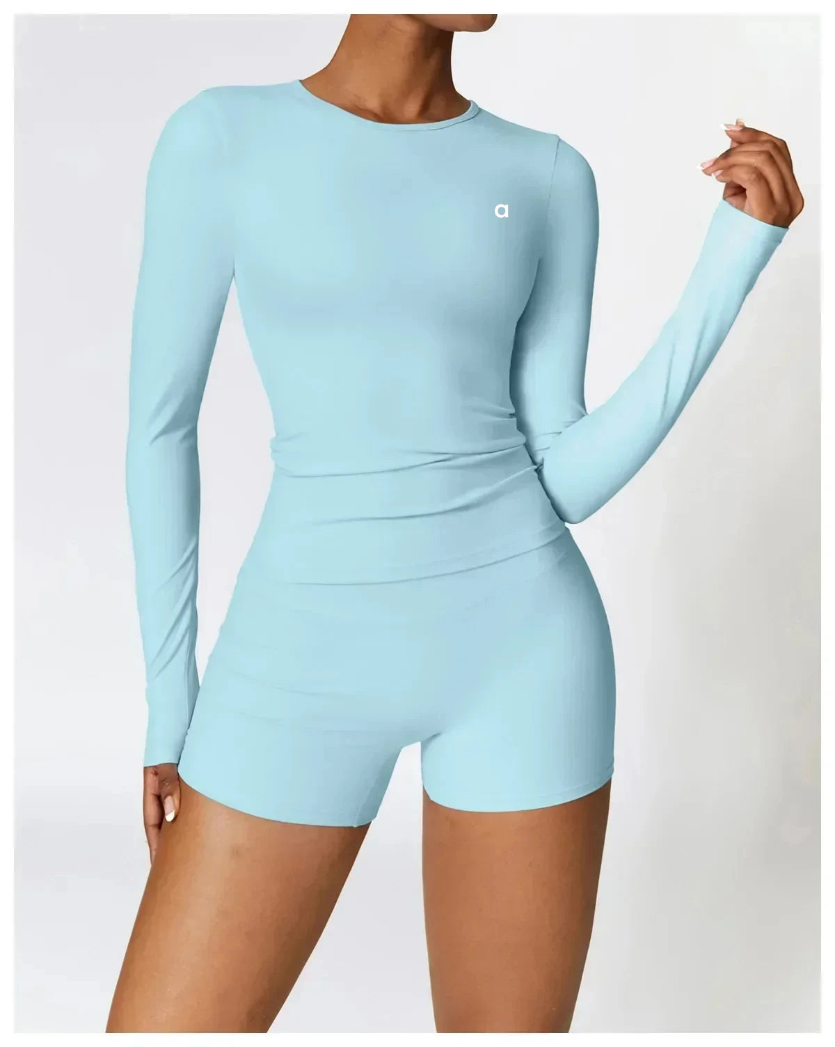 Women's fitness clothing tops, outdoor workout yoga clothing, running workout T-shirts